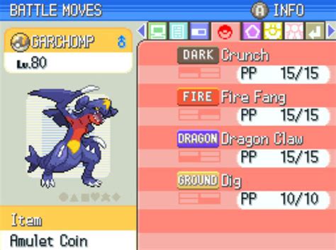 Pokemon Platinum: Mastering the Moveset – Garchomp and .